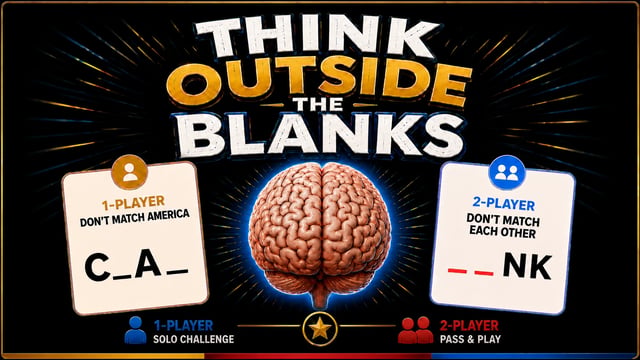 Think Outside the Blanks