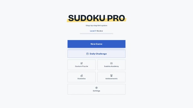 Sudoku Pro