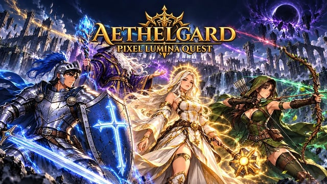 Aethelgard: Pixel Lumina Quest