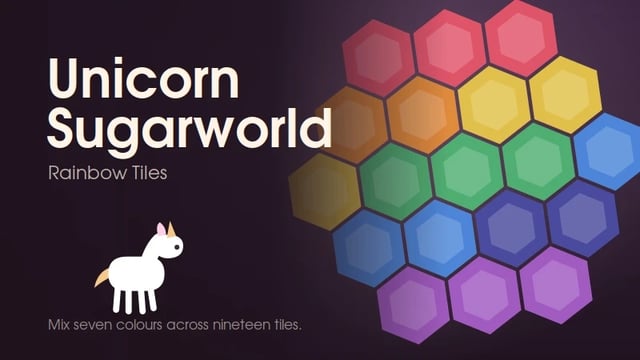 Unicorn Sugarworld: Rainbow Tiles