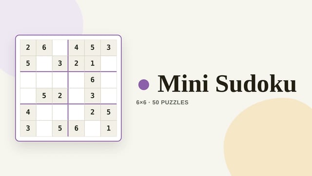 Sudoku Mini