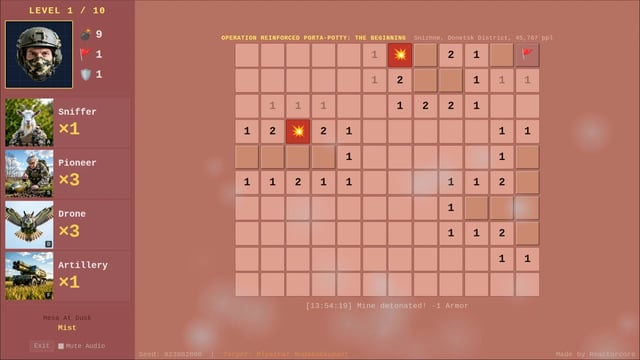 Ukrainian Turbo Minesweeper