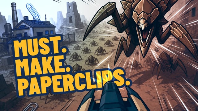 MUST. MAKE. PAPERCLIPS.