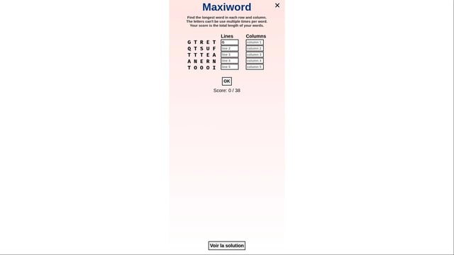 WORD GAMES