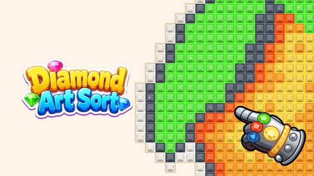 Diamond Art: Jewel Color Sort