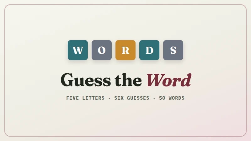 Words