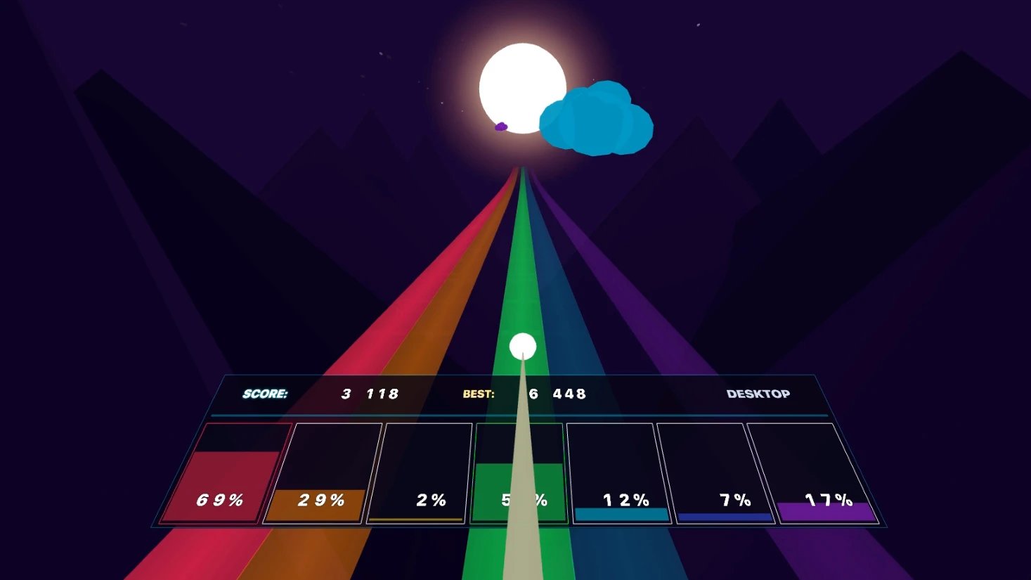 Stab the rainbow