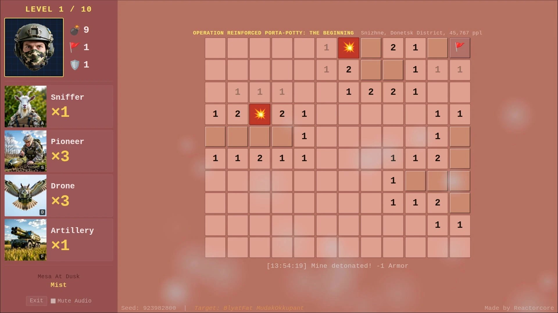Ukrainian Turbo Minesweeper
