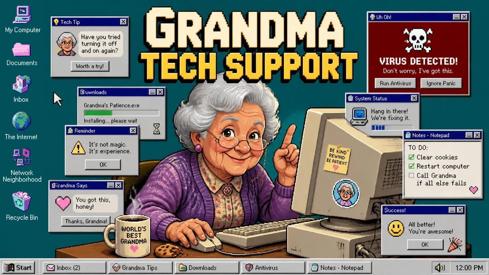 Grandma Tech Support