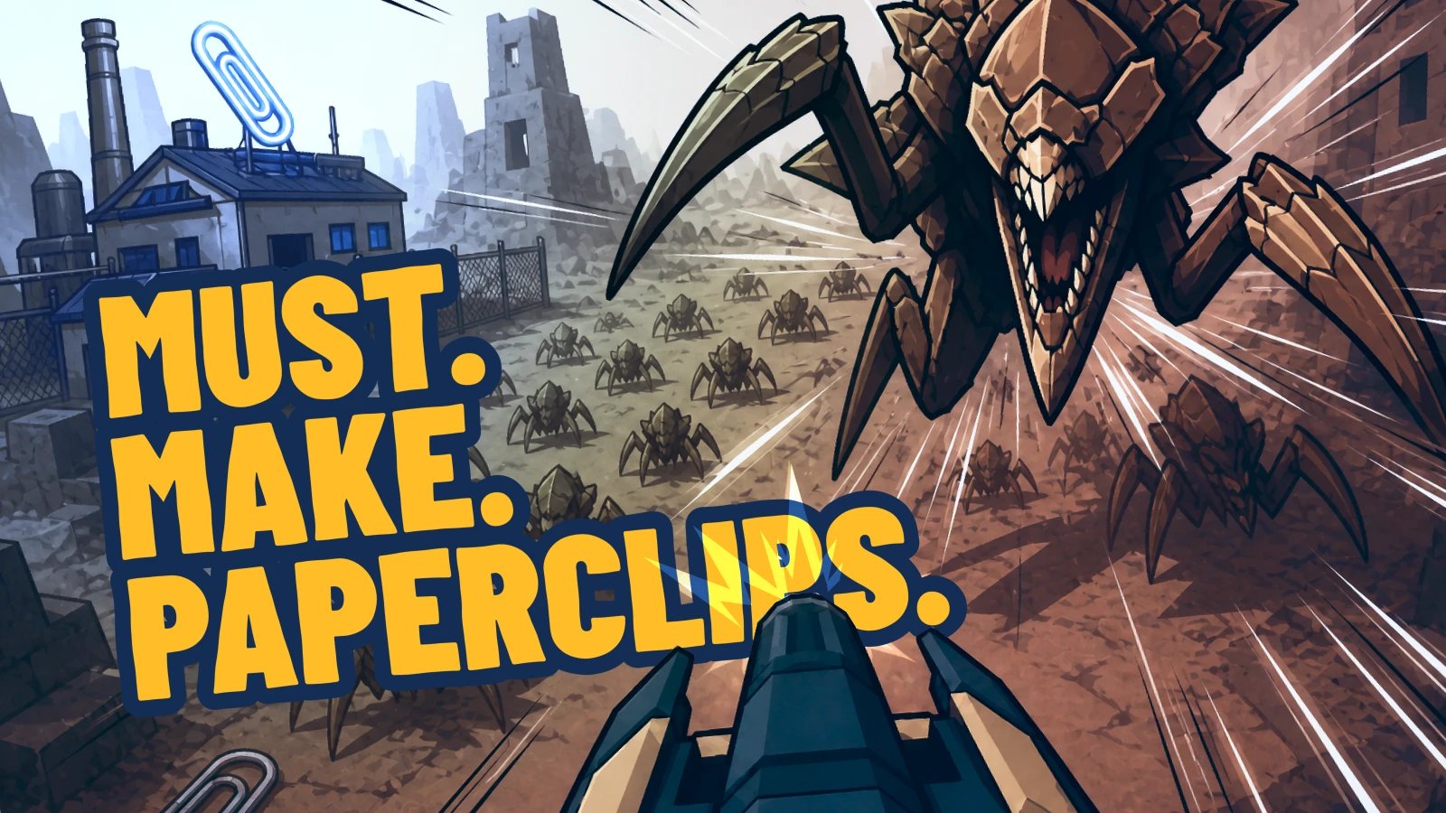 MUST. MAKE. PAPERCLIPS.