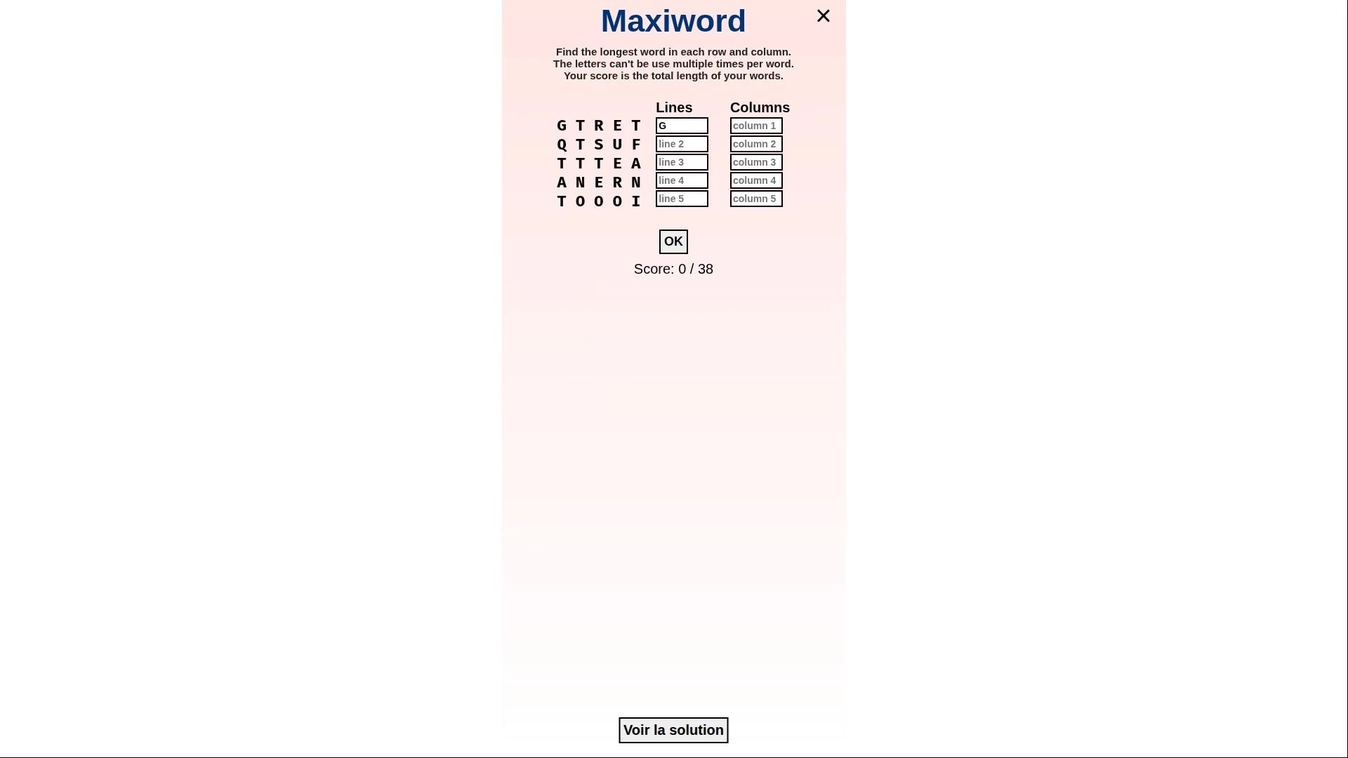 WORD GAMES
